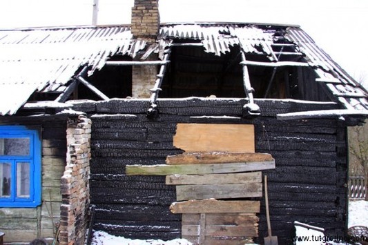 В Волковыске сгорела семья