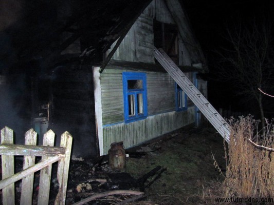 В деревне Ольшимово сгорела семья