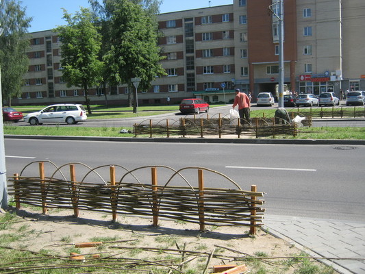 Забор на БЛК в Гродно