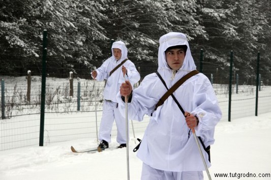Гродненские пограничники зимой