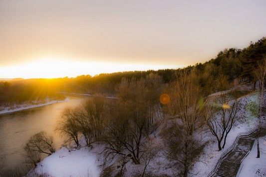 Зимняя весна в Гродно