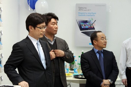 Открытие магазина Samsung в Гродно