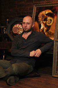 Мировлад Палачич в галерее «У майстра» в январе 2014 года
