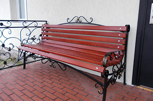 Кованые скамейки в Гродно