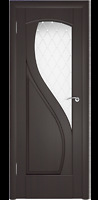 Межкомнатная дверь Камелия ПО, цвет: венге, производство: Zadoor