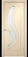 Межкомнатная дверь Лиана ДО, цвет: белёный дуб, производство: Верда