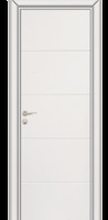 Межкомнатная дверь Граффити 2, ДГ, белая эмаль, производство: Эмалит