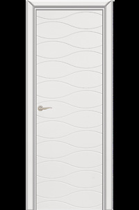 Межкомнатная дверь Граффити 3, ДГ, белая эмаль, производство: Эмалит