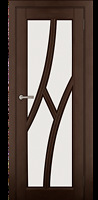 Межкомнатная дверь Клэр ДО/ДГ, цвет на выбор: орех, венге, махагон, производство: РБ