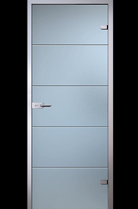 Стеклянная межкомнатная дверь Диана, матовая бесцветная, производство: Акма