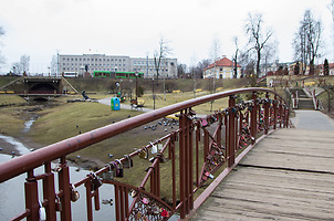Мост влюблённых в Гродно